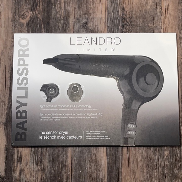 BaByliss Accessories - BABYLISS PRO Hairdryer Leandro Limited Hair Dryer NEW NWT Hair Styling Sensor